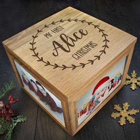 Personalised My First Christmas Memory Box T Factory