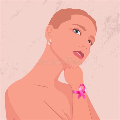The Young Woman Covered Her Chest With Her Hand Stock Vector Illustration Of Chest Drawing