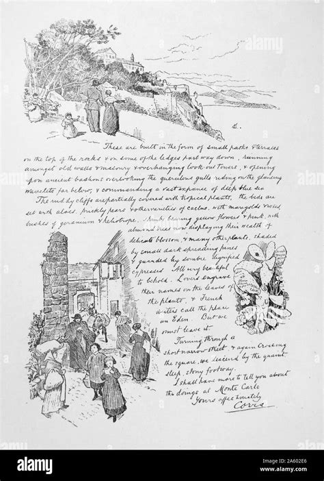 Illustrated Letter By Randolph Caldecott 1846 1886 A British Artist