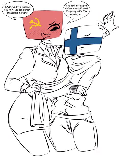 Post 4462667 Comic Communism Countryhumans Edit Finland Flawsy Soviet