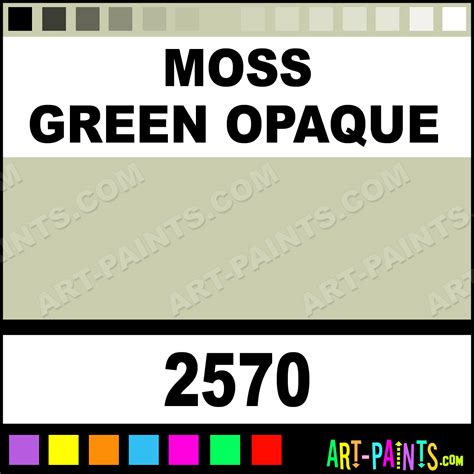 Moss Green Opaque Delta Acrylic Paints 2570 Moss Green Opaque Paint