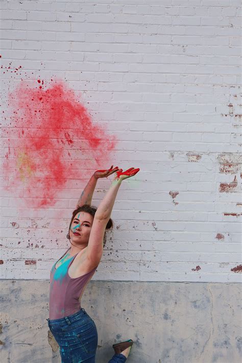 Powdered Paint Photoshoot Painting Powder Paint Photoshoot