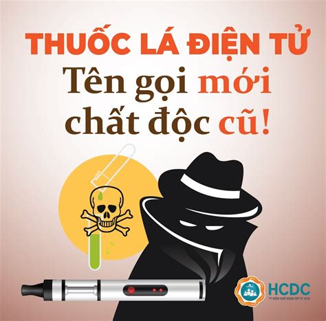 thông điệp tác hại của thuốc lá điện tử