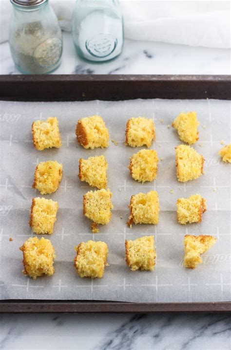 This leftover cornbread recipe uses dried crumbled cornbread, yellow squash, green chiles, and corn to make a delicious spicy preview: Cornbread croutons are quick and easy to make with leftover cornbread! They make a great ...