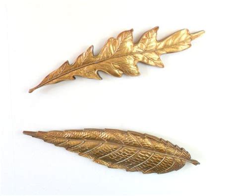 Vintage 1970s Cast Metal Sexton Leaf Wall Hangings By Compostthis 24 00 Etsy Metal Wall