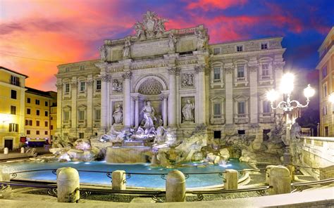 Trevi Fountain Hd Wallpapers Wallpaper Cave