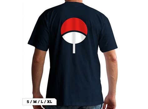 T Shirt With The Uchiha Clan Emblem From The Anime Series Naruto Dark