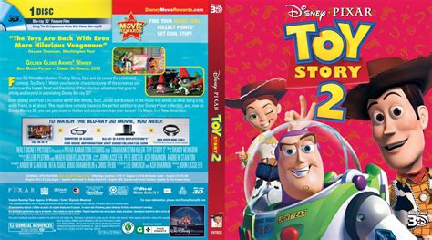 Toy Story 2 Movie Blu Ray Scanned Covers Toy Story 2 3d Dvd Covers