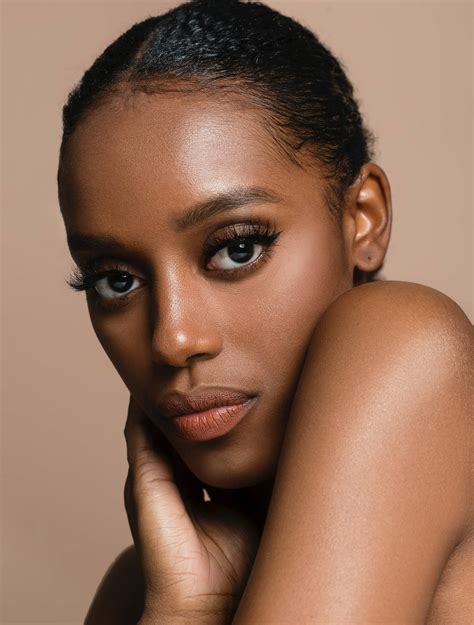 Download Black Woman Head And Shoulder Shot Wallpaper