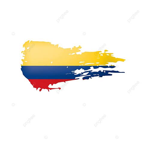 Colombian Flag Clipart Png Images Colombia Flag Colombian Vector Brush
