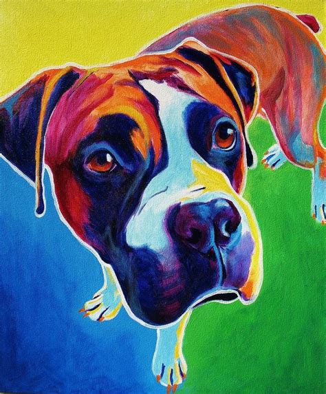 Boxer Leo By Alicia Vannoy Call Dog Paintings Boxer Dogs Art Dog