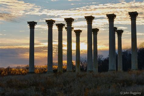 John Baggaley Photography National Capitol Columns Sunset