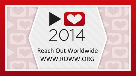 P4a 2014 Project For Awesome Reach Out Worldwide Youtube