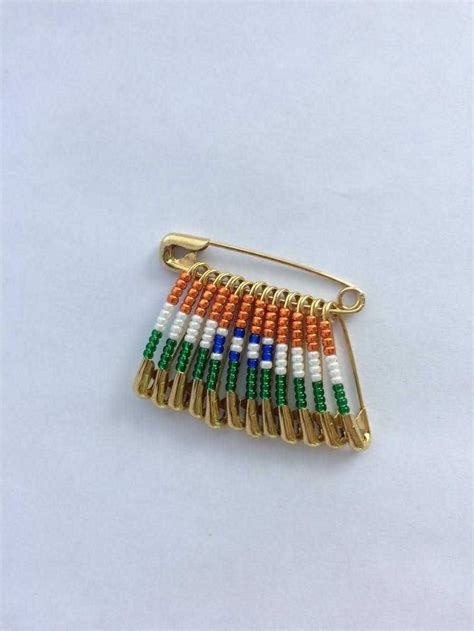 India Pin India Flag Pin Handmade Brooch India Lapel Pin Etsy