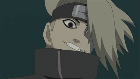 Deidara Smiles Daily Anime Art