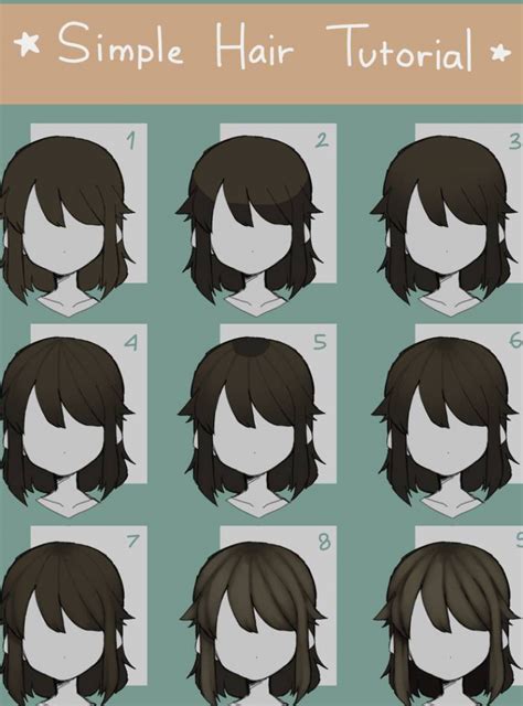 Simple Hair Tutorial By Bountiper On Deviantart In 2021 Anime