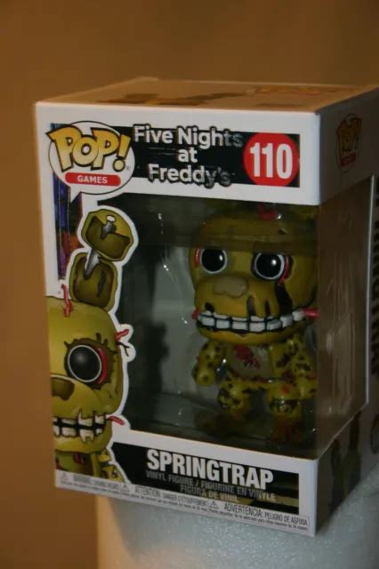 Springtrap 110 Five Nights At Freddys Pop Games Vinyl Funko New 29