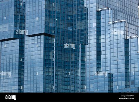Glass Towers Of London Blue Reflective Glass And A Repetitive Array Of