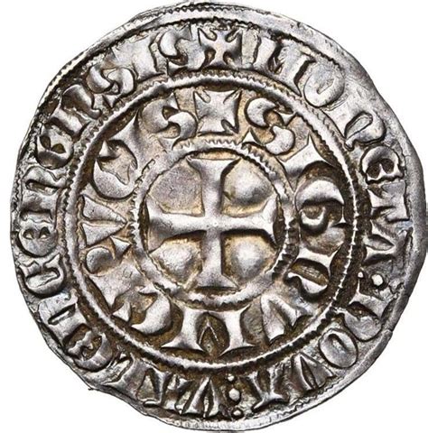 ½ Groat With Knight William I Of Avesnes County Of Hainaut Numista