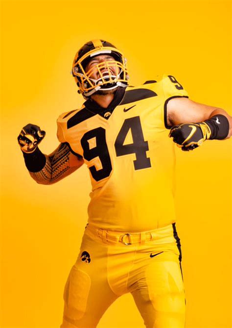 Iowa Hawkeyes Unveil Bold Gold Alternate Football Uniform Sportslogos