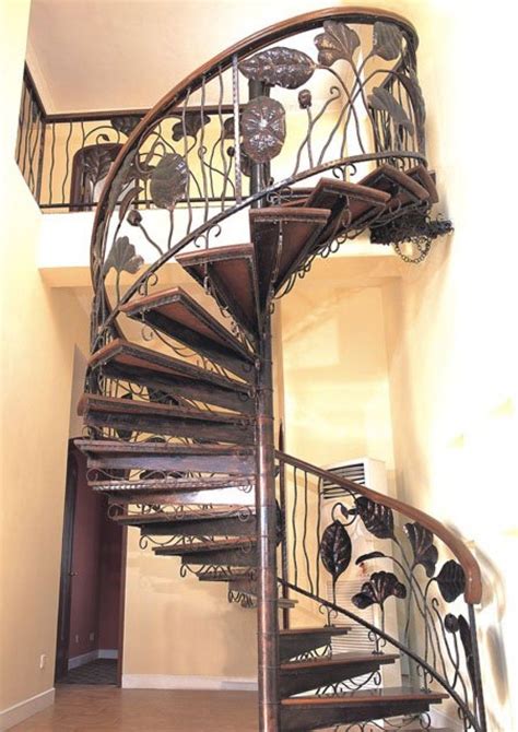Wrought Iron Staircases This Unique Wrought Iron Staircase