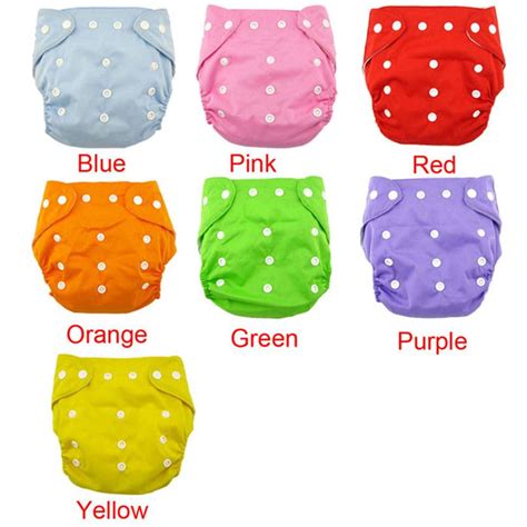 Re Usable Nappies Hot 1pc Waterproof Cloth Nappy Reusable Washable Baby