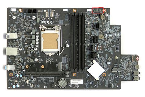 Front Panel Diagram For The Motherboard Of An Acer Nitro Nitro N50 620