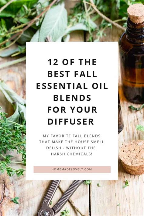 12 Of The Best Fall Essential Oil Blends For Your Diffuser