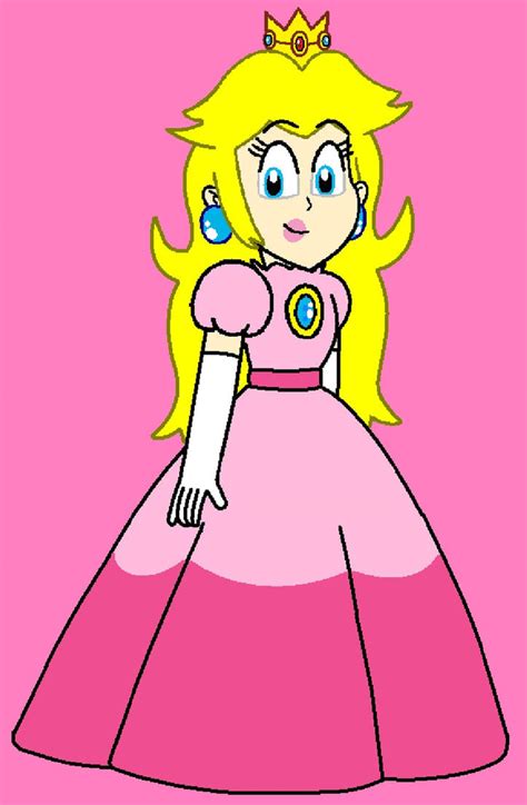 Princess Peach With The Old Dress By Princesspuccadominyo On Deviantart