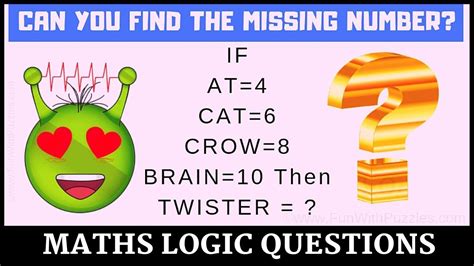 Maths Logical Questions Youtubexwj8frlwluc Math Logic