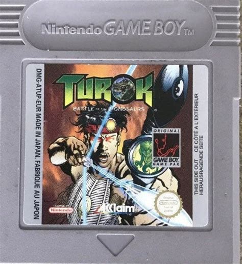 Turok Battle Of The Bionosaurs Nintendo Gameboy Etsy