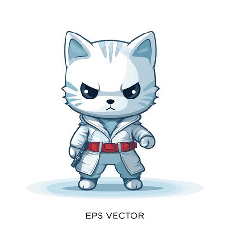Premium Vector Cute Cat Illustration Eps Vector