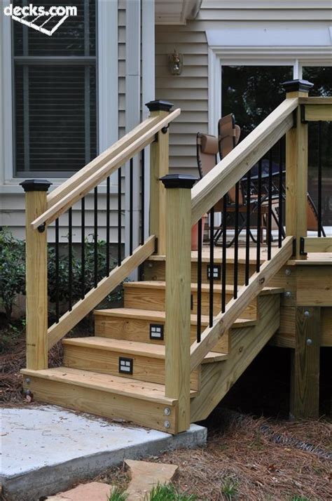 How To Build Wood Deck Stair Railing