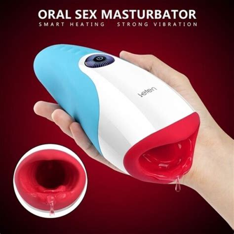 vibrating oral sex toy for men auto stroker cup masturbator male masturbation ebay