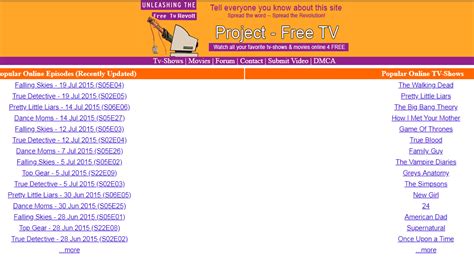 This is a perfect alternative to project free tv. Project Free TV: 26 Best Alternatives | Have a Same ...
