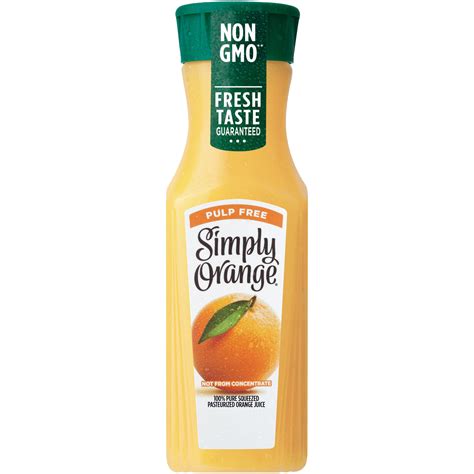 Simply Orange Pulp Free Orange Juice 115 Fl Oz