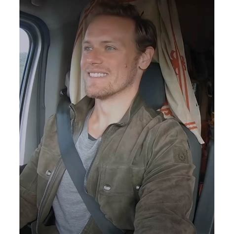 Men In Kilts A Roadtrip With Sam And Graham Sam Heughan Suede Jacket