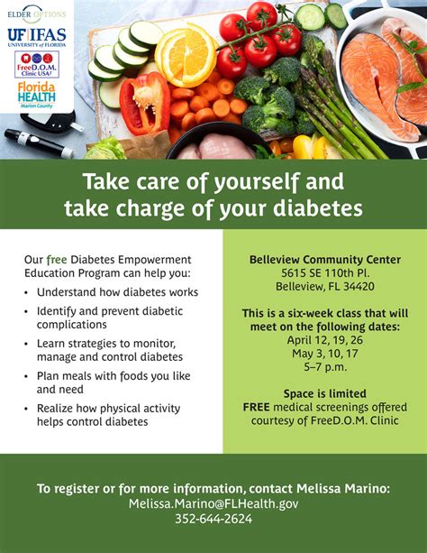 Doh Marion Hosts Diabetes Education Class In Belleview Florida