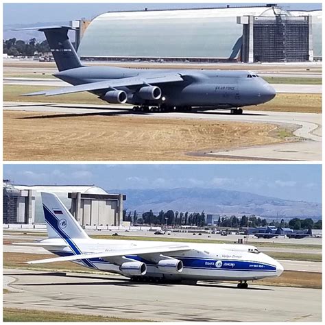 Spotted These 2 Absolute Units Yesterday On Moffett Fields Tarmac