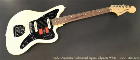 Fender American Professional Jaguar Olympic White