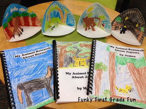 Funky First Grade Fun Animal Research