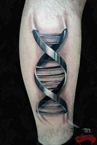 Pin By Katherine Manton On Tattoos Dna Tattoo 3d Tattoos Science
