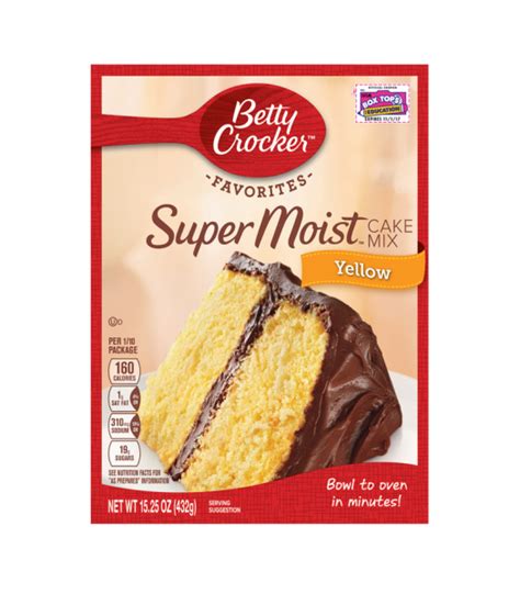 Shop for betty crocker favorites super moist yellow cake mix at kroger. Betty Crocker Super Moist Butter Recipe Yellow Cake Mix ...