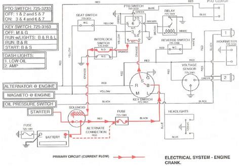 Ignition key is turned to the on or run. Cub Cadet 2130 6 Pin Ignition Switch Wiring Diagram