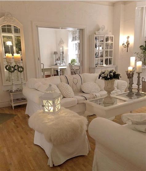 50 Romantic Shabby Chic Living Room Decor Ideas Décoration Salon