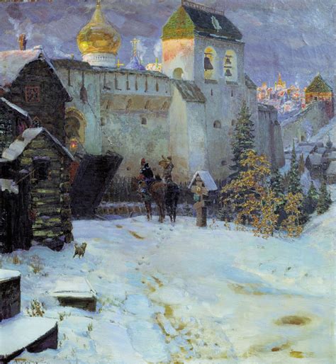 Apollinary Vasnetsov An Old Russian Town Russian Painting