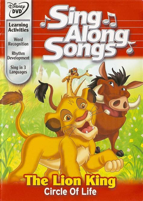 Better a couple of hundred. Disney Sing Along Songs: The Lion King | Disney Fan ...