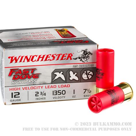 250 Rounds Of Bulk 12ga Ammo By Winchester 1 Ounce 7 12 Shot