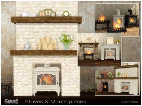 The Sims Resource Stoves And Mantelpieces By Severinka Sims 4