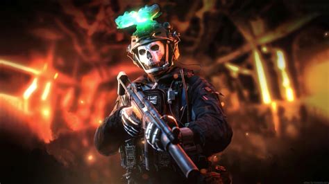 Ghost Ready For Battle Call Of Duty Modern Warfare 3 Live Wallpaper